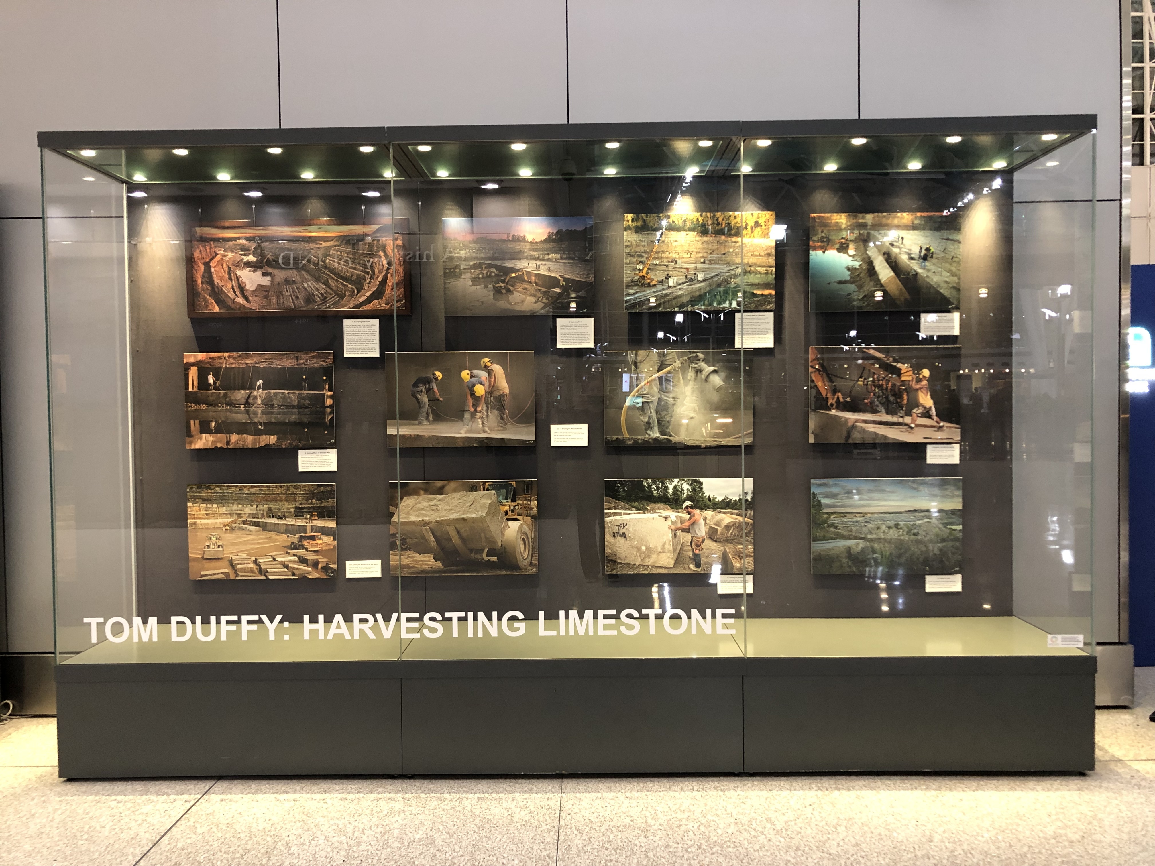Harvesting Limestone Indianapolis Airport Authority