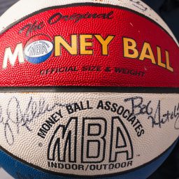 The Original Money Ball with autographs