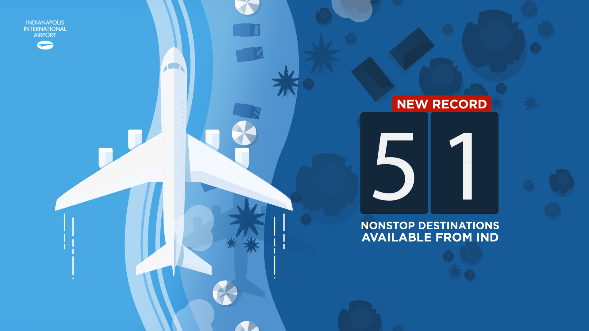 51 nonstop destinations