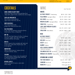 IND Pacers Courtside Club Menu 082622 Page 2